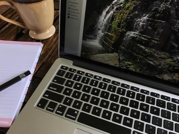 A close-up of a freelance portfolio website displayed on a laptop screen. The portfolio showcases various projects with clear descriptions and visually appealing designs. The focus is on a project that appears to be related to web development or design.