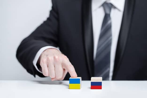 A hand placing differently colored blocks, each representing a different type of bond (government, corporate, municipal), into a balanced stack, illustrating diversification.