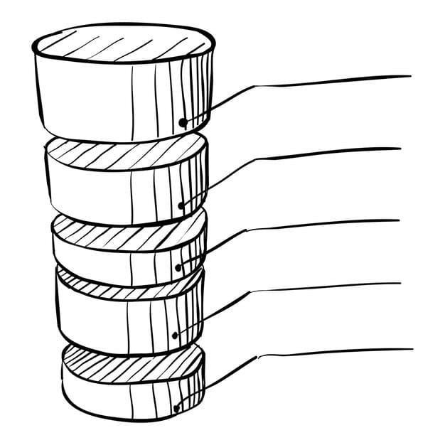 A split-screen illustration. On one side, coins are stacked linearly, representing simple interest. On the other side, coins are stacked exponentially, starting small and growing rapidly, representing compound interest. This visually conveys the accelerating growth of compound interest compared to simple interest.