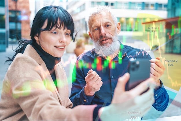 A split-screen image showing two investors: on one side, a person meticulously researching stocks; on the other, someone effortlessly investing in a diversified index fund via a user-friendly app.