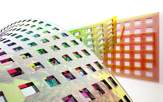 A collage showing four different property types typically held by REITs: a modern apartment building, a sprawling shopping mall, a high-rise office tower, and a self-storage facility. Each image representing a different sector within the real estate market that REITs invest in.