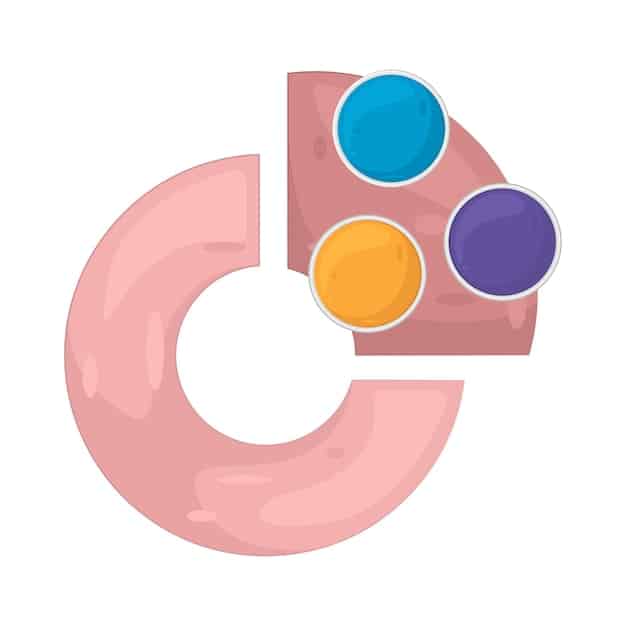 An illustration showcasing a pie chart divided into colorful sections representing different asset classes such as stocks, bonds, real estate, and commodities, emphasizing the concept of diversification.