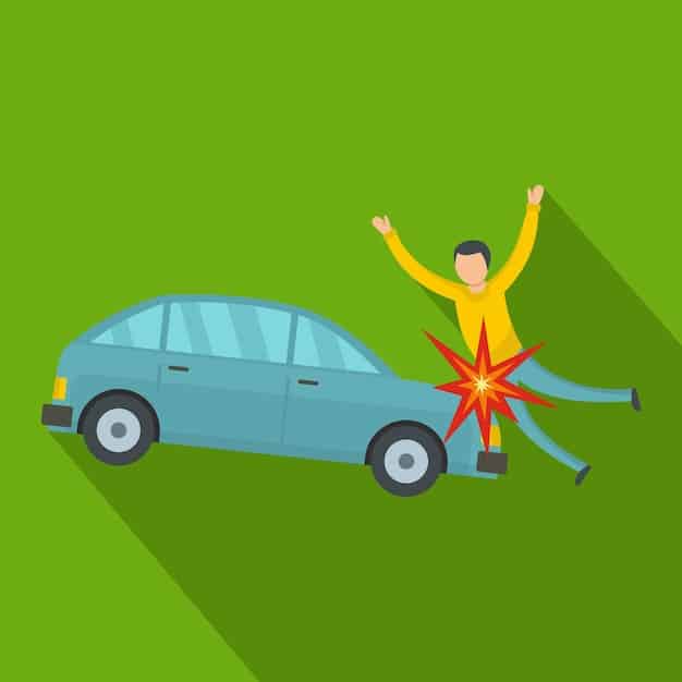 A visual metaphor of a safety net catching a falling car, symbolizing auto insurance protection. The net should be clearly labeled with different policy components like 'Liability,' 'Collision,' 'Comprehensive,' and 'Uninsured Motorist,' each with a small icon. The background could be a blurred urban road.
