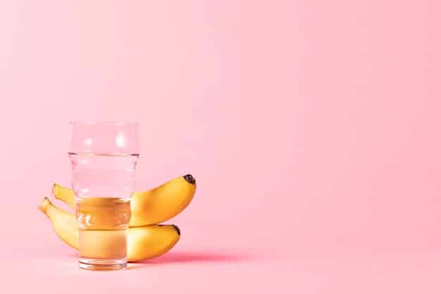 A bright, minimalistic image of a glass of water, a piece of fruit, and a pair of running shoes, symbolizing healthy coping mechanisms for withdrawal symptoms.