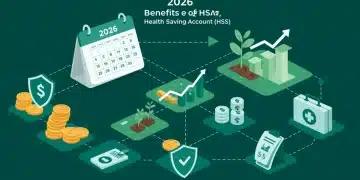 Illustration of Health Savings Account benefits in 2026, showing tax savings and investment growth
